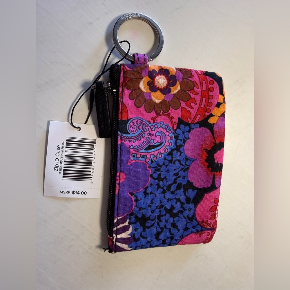Vera Bradley Floral Zip ID Case
